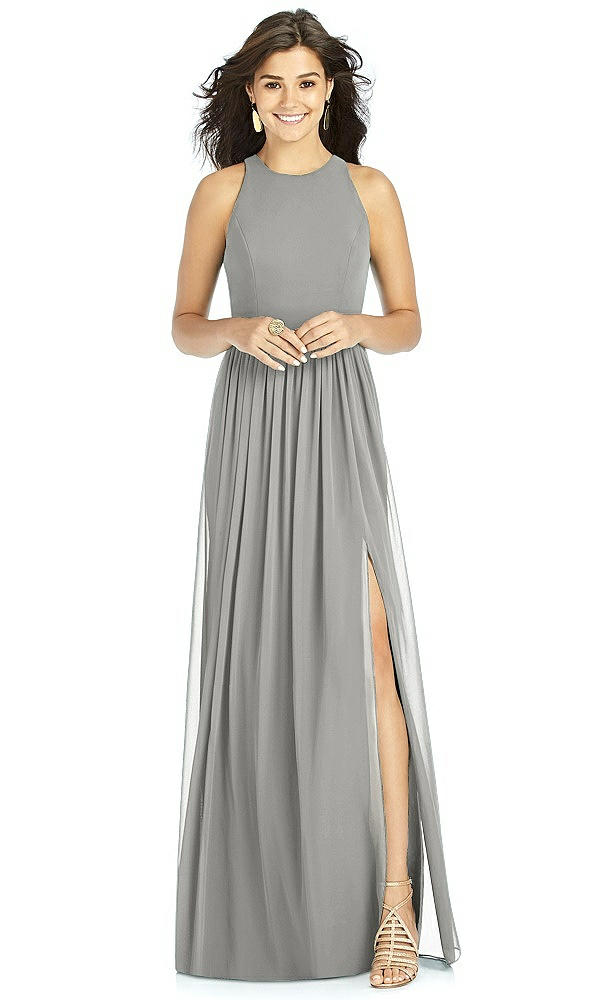 Front View - Chelsea Gray Thread Bridesmaid Style Kailyn
