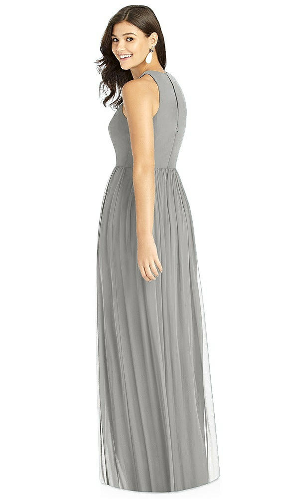 Back View - Chelsea Gray Thread Bridesmaid Style Kailyn