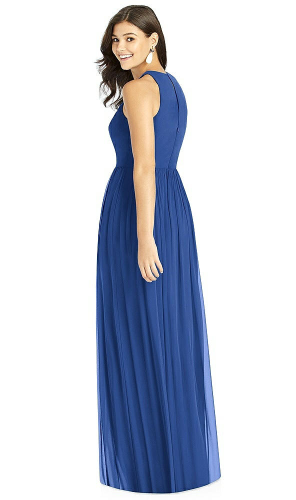 Back View - Classic Blue Thread Bridesmaid Style Kailyn