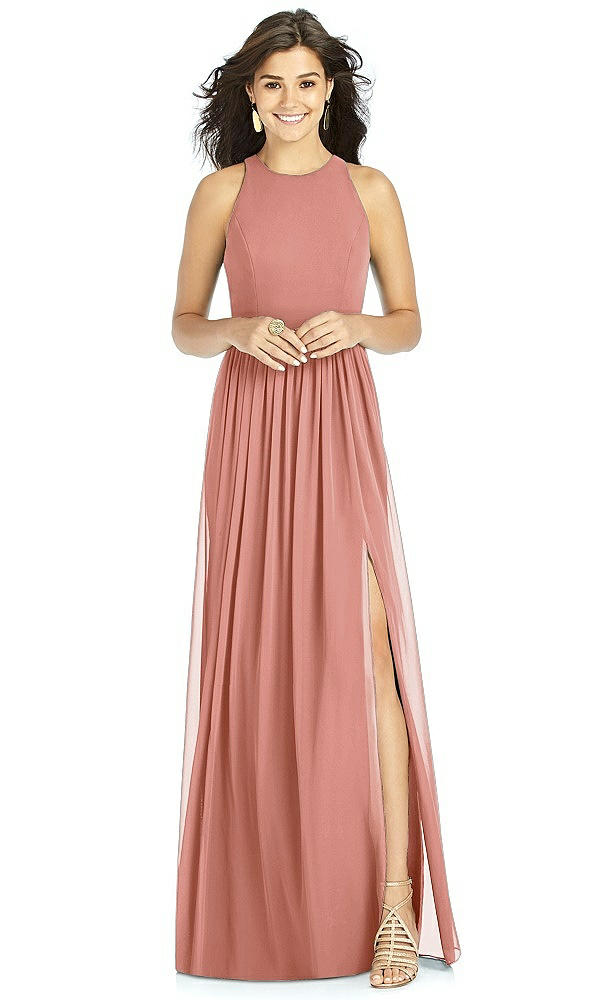 Front View - Desert Rose Thread Bridesmaid Style Kailyn