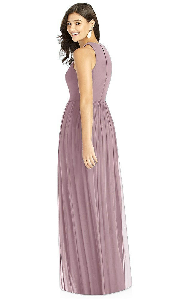 Back View - Dusty Rose Thread Bridesmaid Style Kailyn
