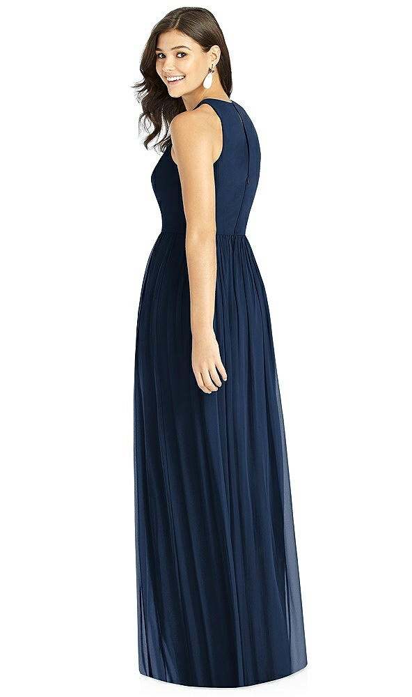 Back View - Midnight Navy Thread Bridesmaid Style Kailyn