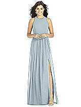 Front View Thumbnail - Mist Thread Bridesmaid Style Kailyn
