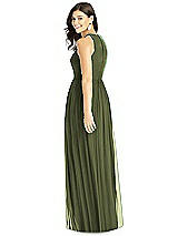 Rear View Thumbnail - Olive Green Thread Bridesmaid Style Kailyn