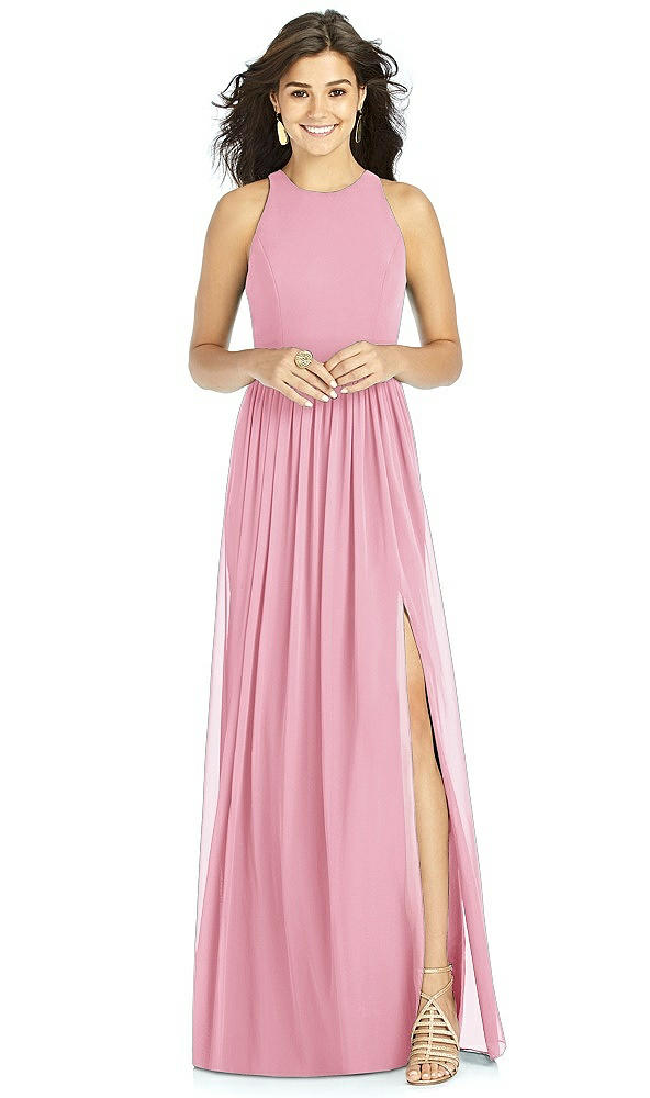Front View - Peony Pink Thread Bridesmaid Style Kailyn