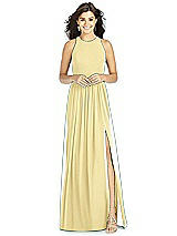 Front View Thumbnail - Pale Yellow Thread Bridesmaid Style Kailyn