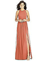 Front View Thumbnail - Terracotta Copper Thread Bridesmaid Style Kailyn