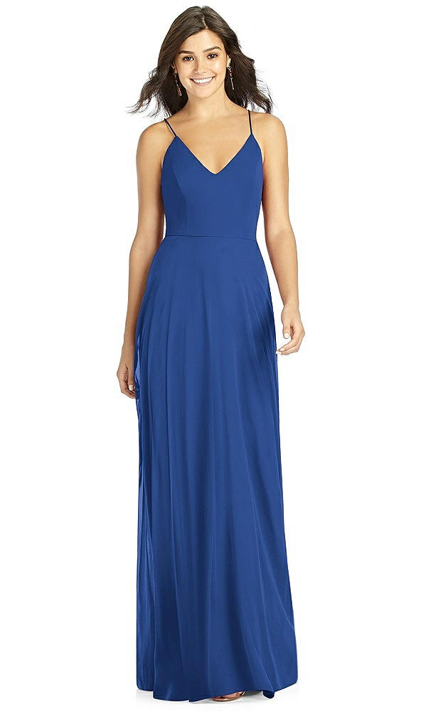 Front View - Classic Blue Thread Bridesmaid Style Ida