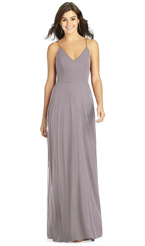 Front View - Cashmere Gray Thread Bridesmaid Style Ida