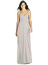 Front View Thumbnail - Oyster Thread Bridesmaid Style Ida