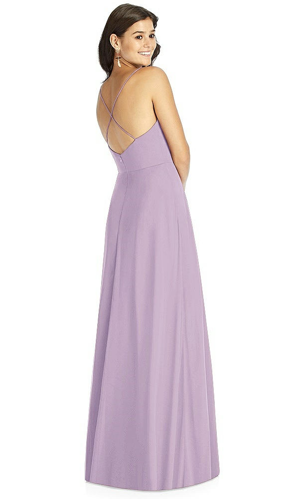 Back View - Pale Purple Thread Bridesmaid Style Ida