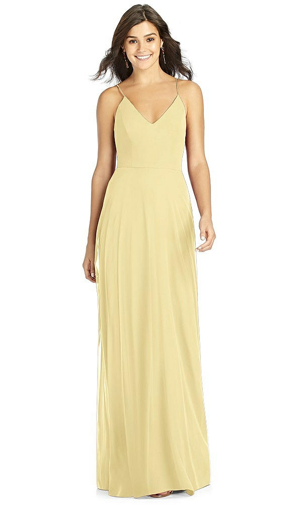 Front View - Pale Yellow Thread Bridesmaid Style Ida