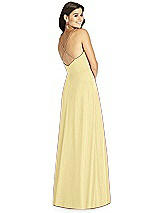 Rear View Thumbnail - Pale Yellow Thread Bridesmaid Style Ida