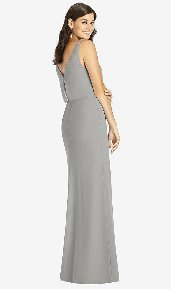 Back View - Chelsea Gray Thread Bridesmaid Style Ines