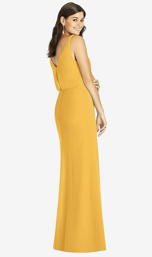 Back View - NYC Yellow Thread Bridesmaid Style Ines