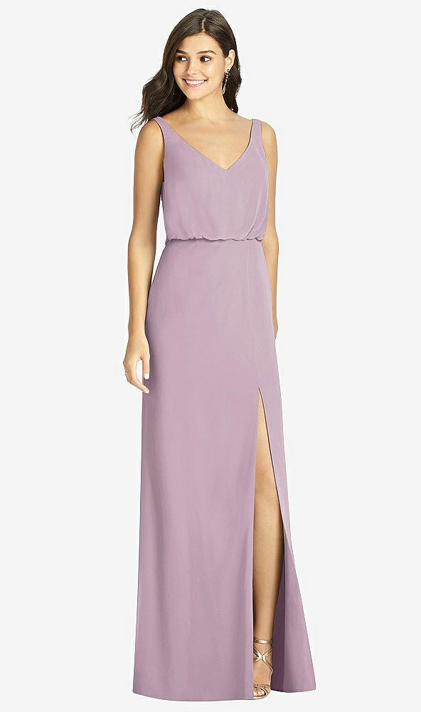 Front View - Suede Rose Thread Bridesmaid Style Ines