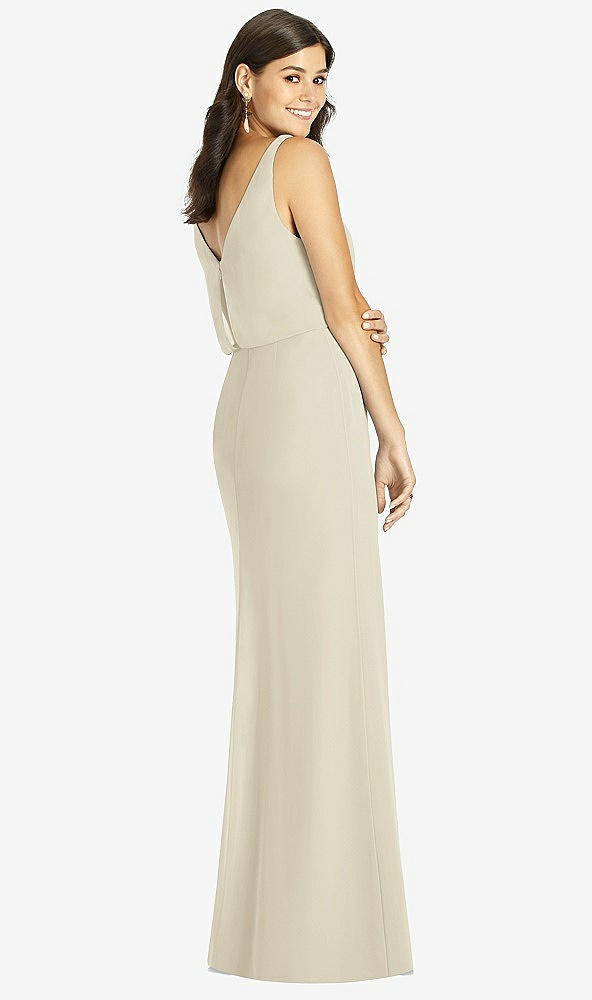 Back View - Champagne Thread Bridesmaid Style Ines
