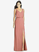 Front View Thumbnail - Desert Rose Thread Bridesmaid Style Ines