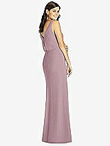 Rear View Thumbnail - Dusty Rose Thread Bridesmaid Style Ines