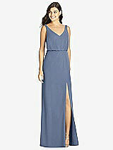 Front View Thumbnail - Larkspur Blue Thread Bridesmaid Style Ines