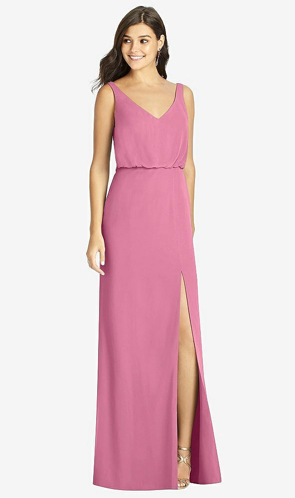 Front View - Orchid Pink Thread Bridesmaid Style Ines