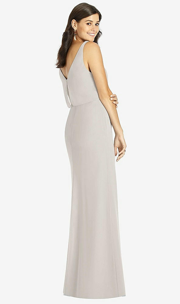 Back View - Oyster Thread Bridesmaid Style Ines