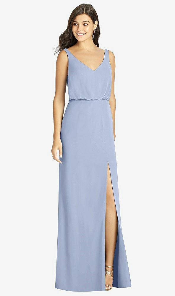 Front View - Sky Blue Thread Bridesmaid Style Ines