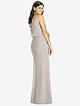 Rear View Thumbnail - Taupe Thread Bridesmaid Style Ines