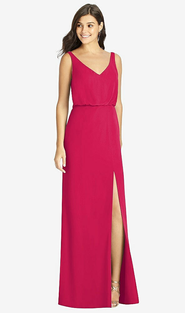 Front View - Vivid Pink Thread Bridesmaid Style Ines