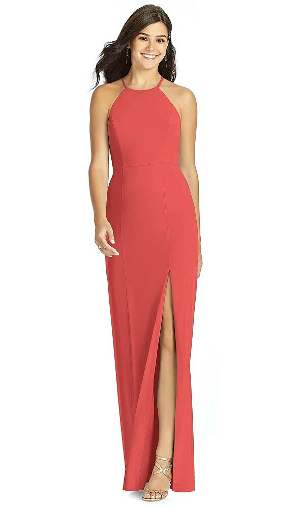 Front View - Perfect Coral Thread Bridesmaid Style Molly
