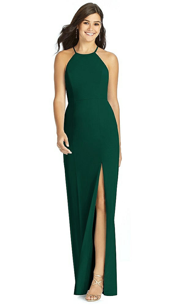 Front View - Hunter Green Thread Bridesmaid Style Molly
