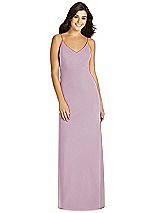 Front View Thumbnail - Suede Rose Thread Bridesmaid Style Silvie