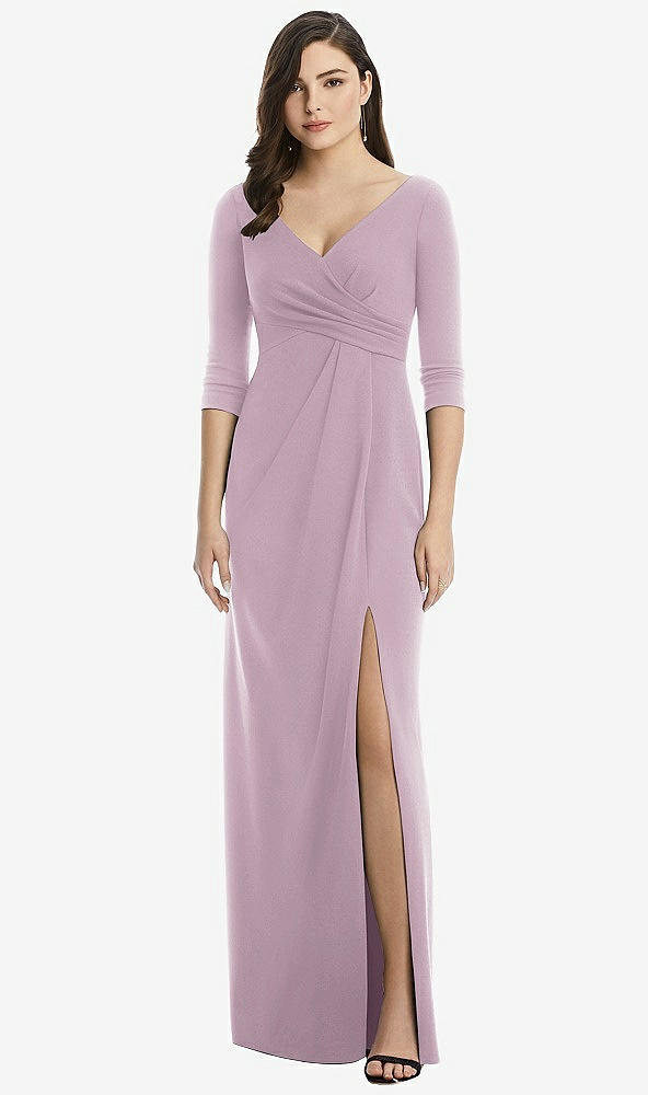 Front View - Suede Rose After Six Bridesmaid Dress 6813