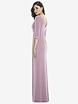 Rear View Thumbnail - Suede Rose After Six Bridesmaid Dress 6813