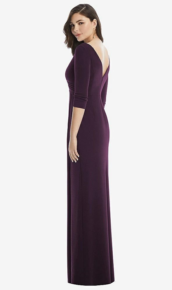 Back View - Aubergine After Six Bridesmaid Dress 6813