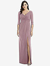 Front View Thumbnail - Dusty Rose After Six Bridesmaid Dress 6813
