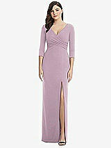 Front View Thumbnail - Suede Rose After Six Bridesmaid Dress 6814