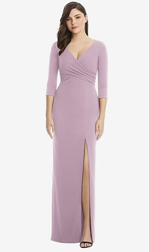 Front View - Suede Rose After Six Bridesmaid Dress 6814