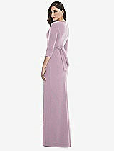 Rear View Thumbnail - Suede Rose After Six Bridesmaid Dress 6814