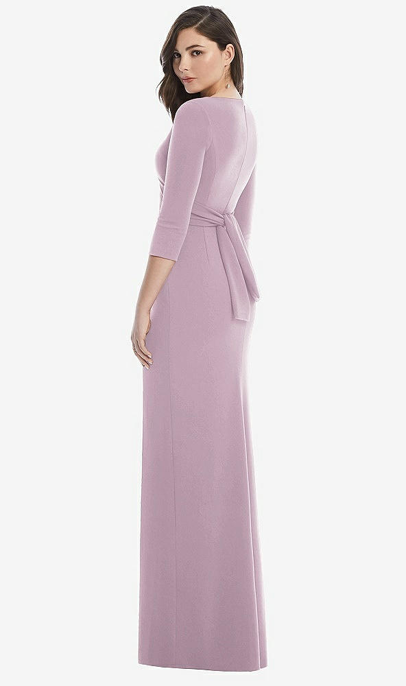 Back View - Suede Rose After Six Bridesmaid Dress 6814