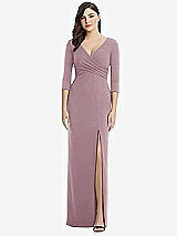 Front View Thumbnail - Dusty Rose After Six Bridesmaid Dress 6814