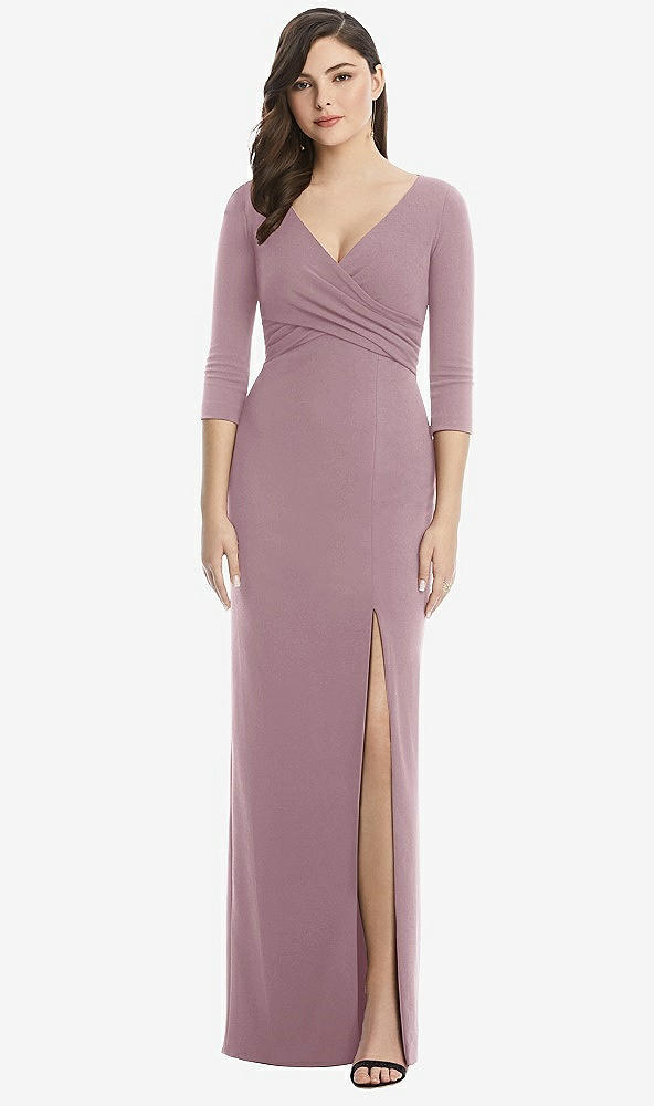 Front View - Dusty Rose After Six Bridesmaid Dress 6814