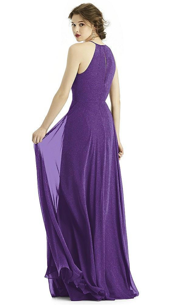 Back View - Majestic Gold After Six Shimmer Bridesmaid Dress 1502LS