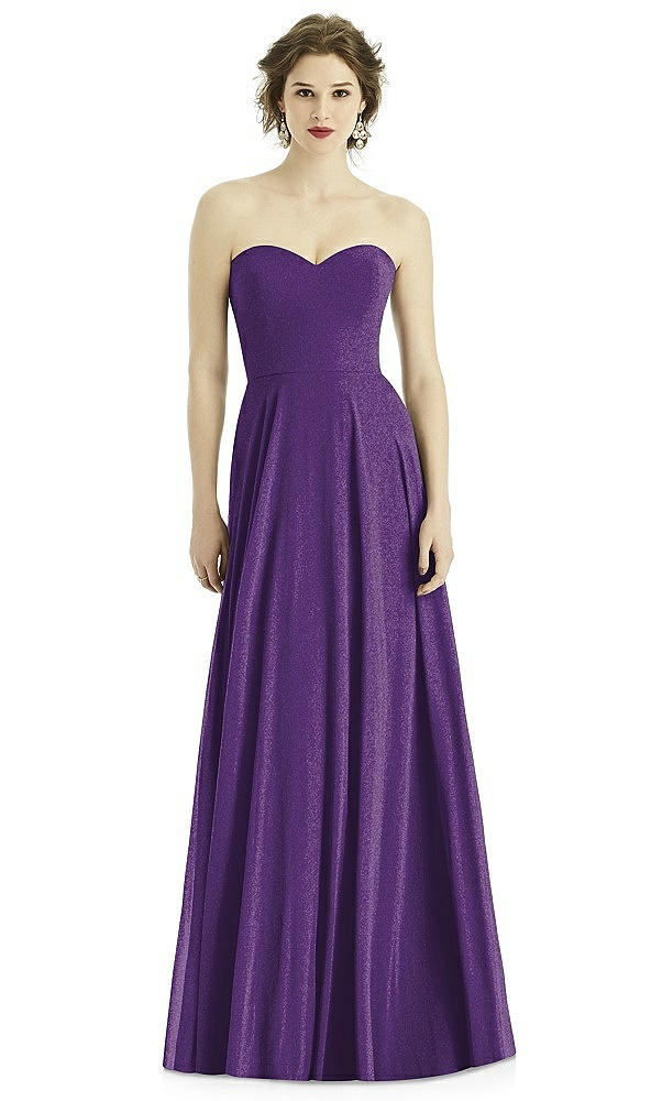 Front View - Majestic Gold After Six Shimmer Bridesmaid Dress 1504LS