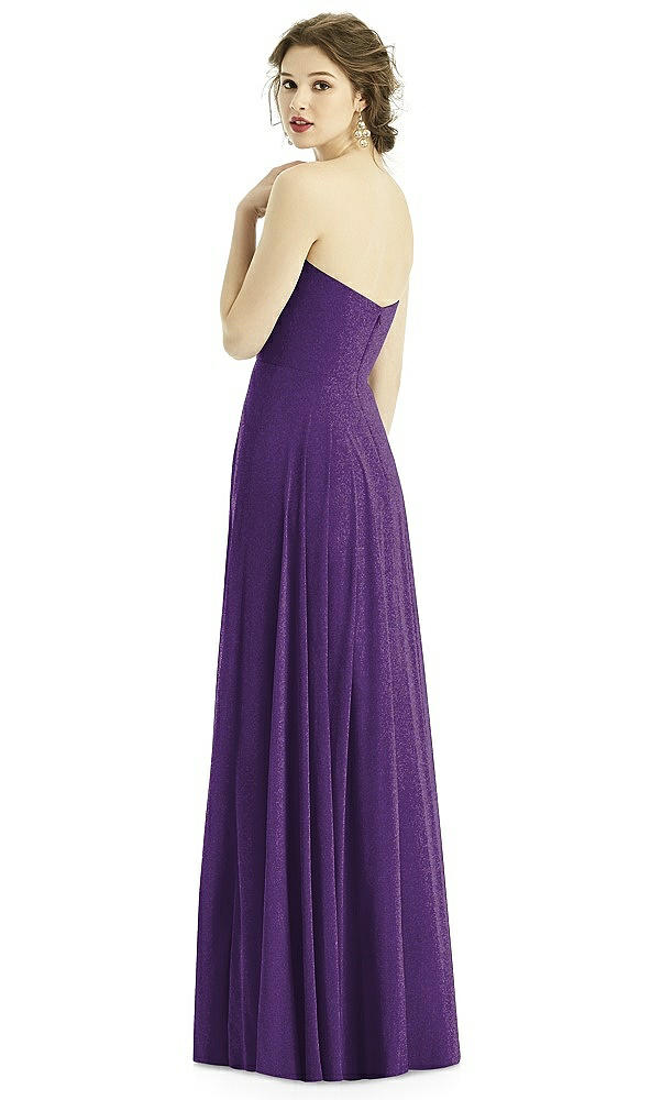 Back View - Majestic Gold After Six Shimmer Bridesmaid Dress 1504LS