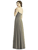 Rear View Thumbnail - Mocha Gold After Six Shimmer Bridesmaid Dress 1504LS