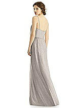 Rear View Thumbnail - Taupe Silver After Six Shimmer Bridesmaid Dress 1505LS