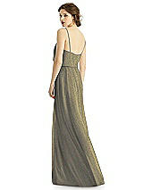 Rear View Thumbnail - Mocha Gold After Six Shimmer Bridesmaid Dress 1505LS