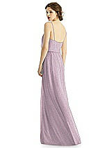 Rear View Thumbnail - Suede Rose Silver After Six Shimmer Bridesmaid Dress 1505LS