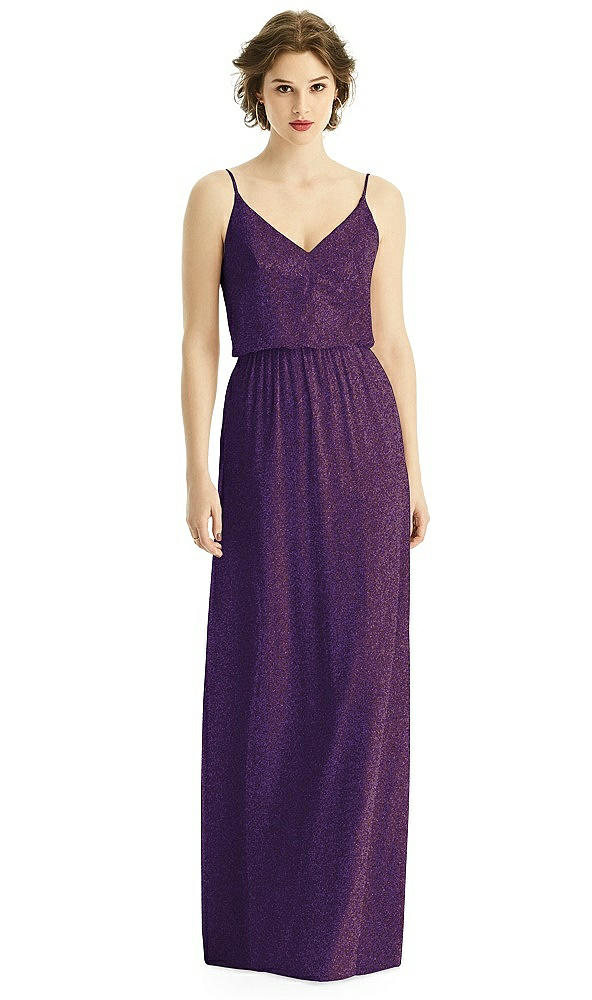 Front View - Majestic Gold After Six Shimmer Bridesmaid Dress 1506LS